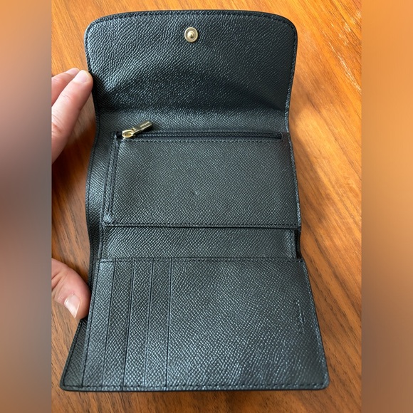 Women’s Coach Wallet Black Leather - Picture 3 of 6